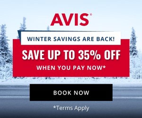 Avis Winter Sale - Save up to 35%